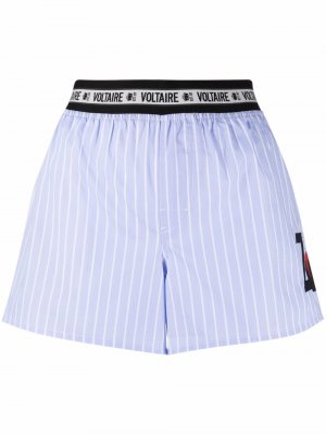 Striped boxer-style shorts Zadig&Voltaire. Цвет: синий