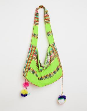 Пляжная сумка Inca Pitusa. Цвет: лимонный