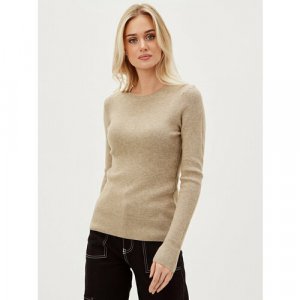 Пуловер, размер L-XL, серый Abby. Цвет: серый/коричневый/серо-коричневый