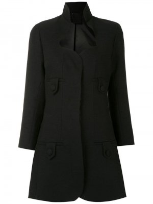 Пальто со вставками Andrea Bogosian. Цвет: черный