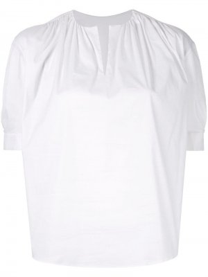 Блузка с V-образным вырезом Tomorrowland. Цвет: белый