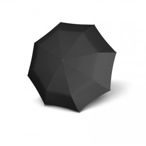 Мужской полуавтоматический зонт , серый Knirps. Цвет: серый