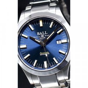 Наручные часы Мужские ENGINEER MARVELIGHT NM2128C-S1C-BE, синий, серебряный BALL. Цвет: синий/серебристый