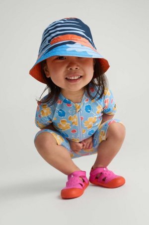 Двусторонняя Детская шапка Viehe, оранжевый Reima