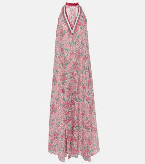 Платье макси nava с цветочным принтом , розовый Poupette St Barth