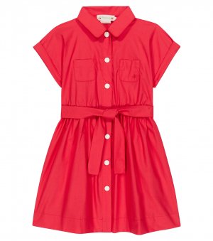 Платье-рубашка Gisèle из хлопка , красный Bonpoint