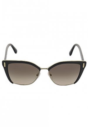 Очки PRADA sunglasses. Цвет: коричневый