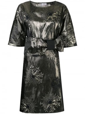 Коктейльное платье с металлическим отблеском Lanvin