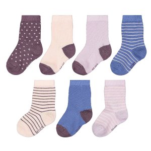Комплект из 7 пар носков LA REDOUTE COLLECTIONS. Цвет: розовый