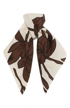 Хлопковый платок Brunello Cucinelli. Цвет: разноцветный