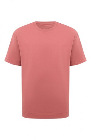 Хлопковая футболка Windsor. Цвет: розовый