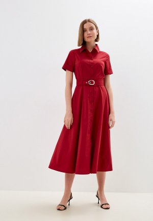 Платье Tantino. Цвет: бордовый