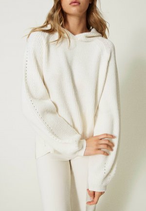 Пуловер TWINSET Milano. Цвет: белый