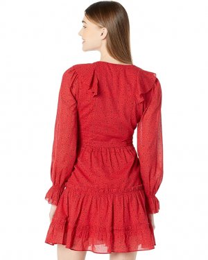 Платье Adanson, цвет True Red/Plum Perfect Joie
