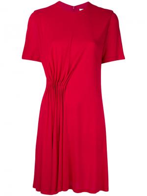 Платье с присборенной деталью Givenchy. Цвет: розовый