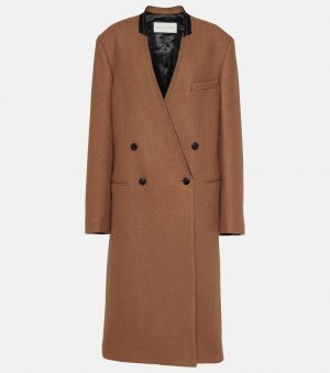 Пальто из смесовой шерсти , коричневый Dries Van Noten