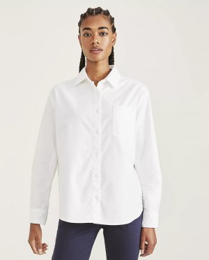 Женская рубашка широкого кроя Dockers, белый DOCKERS