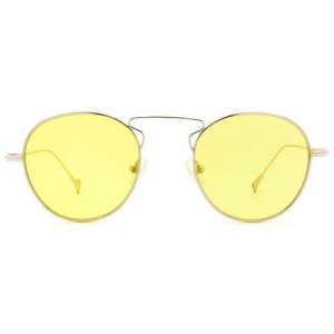 Солнцезащитные очки eyepetizer, золотой, желтый EYEPETIZER. Цвет: желтый/золотистый