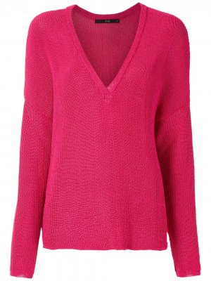 Трикотажный пуловер Eva. Цвет: розовый