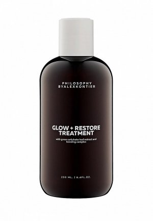 Кондиционер для волос Philosophy by Alex Kontier Glow + Restore Treatment Бондинг уход блеска и реконструкции 250 мл. Цвет: розовый