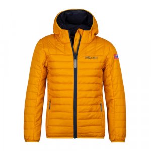 Куртка Eikefjord, размер 176, желтый Trollkids. Цвет: желтый