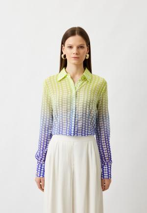 Блуза Angelo Marani. Цвет: разноцветный