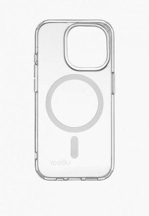 Чехол для iPhone uBear 15 Pro  Real Mag Case, MagSafe совместимый, усиленный. Цвет: прозрачный