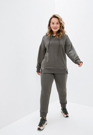 Костюм спортивный Sitlly. Цвет: хаки