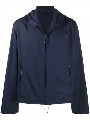 Спортивная куртка на молнии с капюшоном Y-3. Цвет: синий