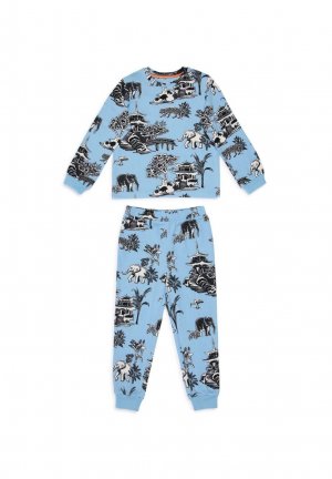 Пижама Animal Garden Print Set , синий Chelsea Peers