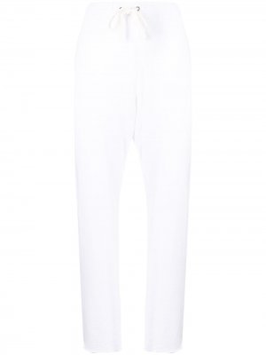 Махровые спортивные брюки James Perse. Цвет: белый