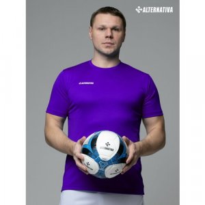 Футболка , размер XXL, фиолетовый Alternativa. Цвет: фиолетовый