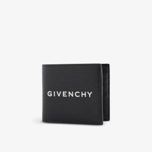 Складной кошелек из кожи с тиснением 4G , черный Givenchy