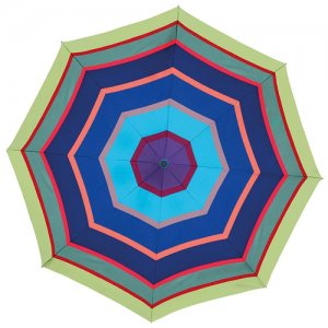 Мини-зонт , автомат, 2 сложения, купол 100 см., 8 спиц, чехол в комплекте, мультиколор REMEMBER. Цвет: голубой/синий/красный/зеленый