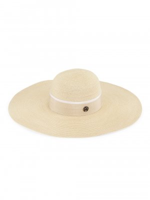 Шляпа Blanche Capeline , бежевый Maison Michel