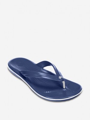 Шлепанцы Crocband Flip, Синий Crocs. Цвет: синий