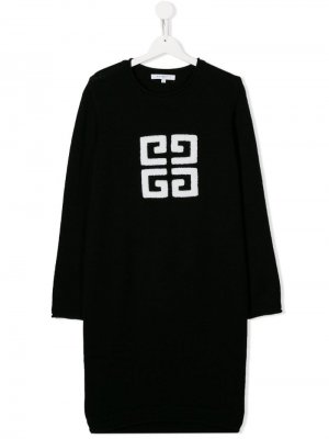 Трикотажное платье 4G Givenchy Kids