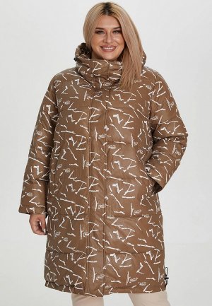 Куртка утепленная Luxury Plus. Цвет: коричневый