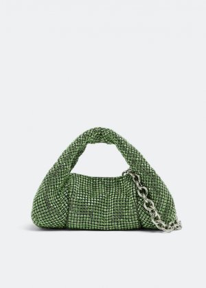 Сумка-тоут STUART WEITZMAN Moda Shine mini tote bag, зеленый