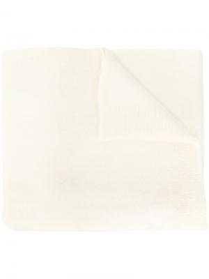 Одноцветный шарф Dondup. Цвет: белый