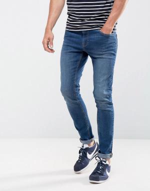 Эластичные джинсы скинни цвета индиго -Синий LDN DNM