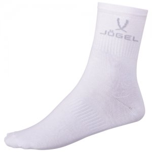 Носки высокие Jögel Ja-005, черный/белый, 2 пары размер 28-30 Jogel. Цвет: черный/белый