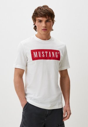 Футболка Mustang Style Austin. Цвет: белый