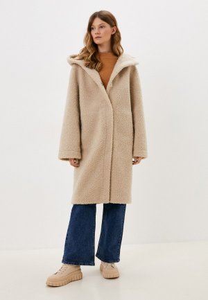 Шуба GRV Premium Furs. Цвет: бежевый