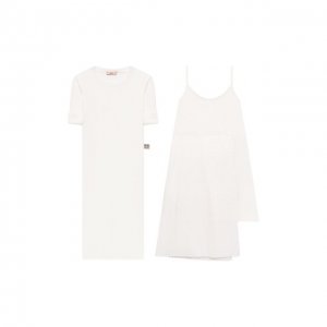 Комплект из двух платьев N21. Цвет: белый