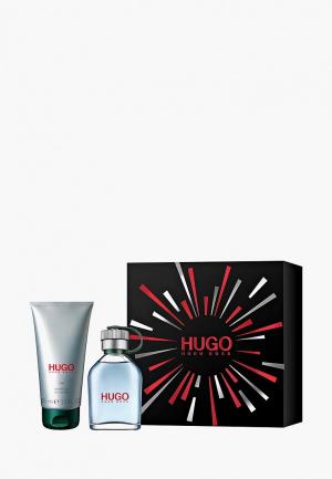 Набор парфюмерный Hugo Boss Туалетная вода 75 мл + гель для душа 100. Цвет: прозрачный