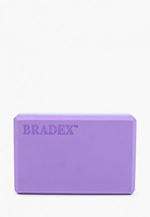 Блок для йоги Bradex 23х15х7,5 см. Цвет: фиолетовый