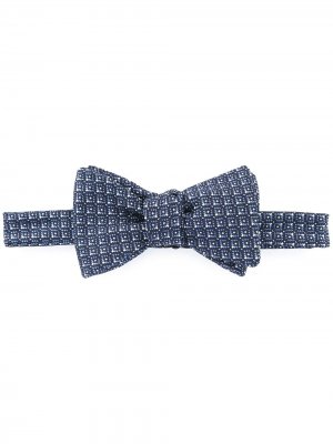 Textured bow tie Gieves & Hawkes. Цвет: синий