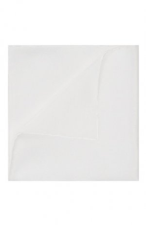 Шелковый платок Brioni. Цвет: белый