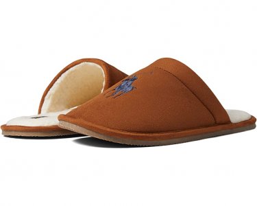 Слипперы Klarence Scuff Slipper , табак Polo Ralph Lauren